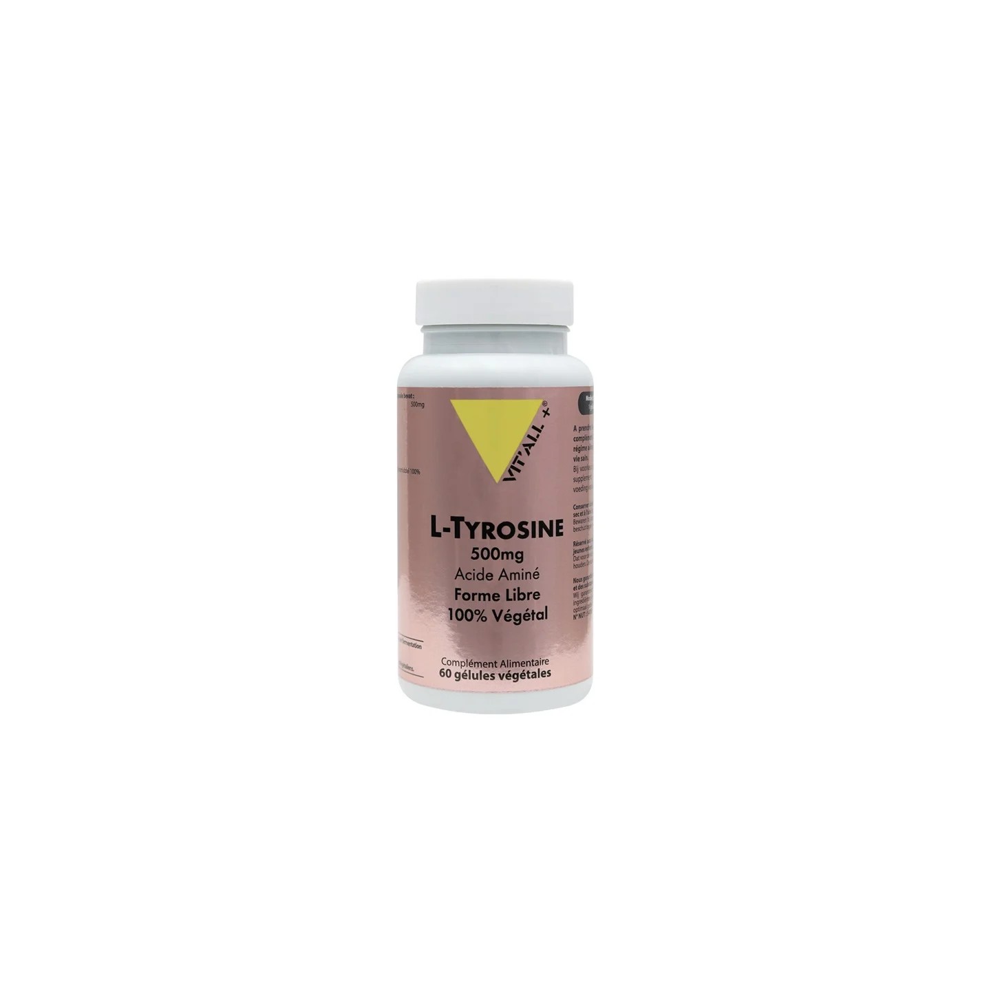 Vit'all+ L-Tyrosine 500mg - 60 gélules