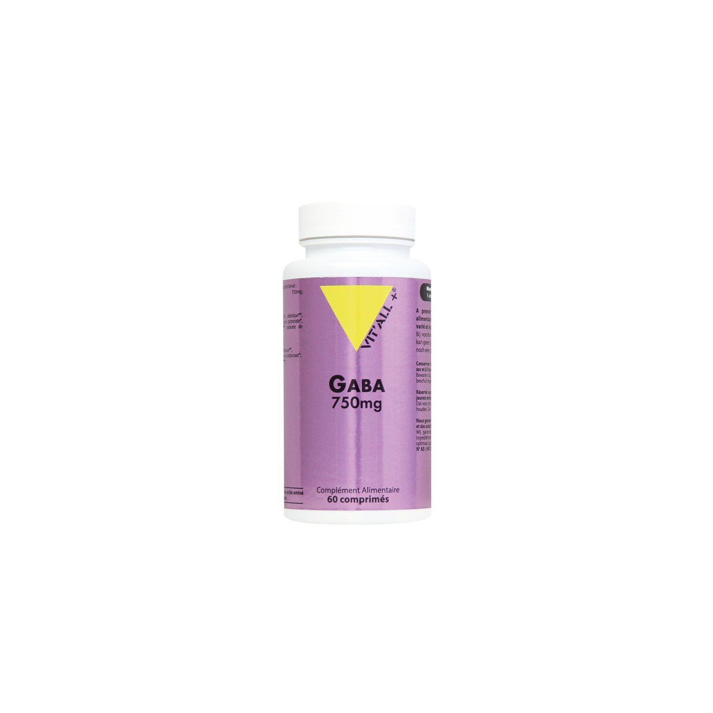 Vitall+ Gaba 750mg - 60 comprimés