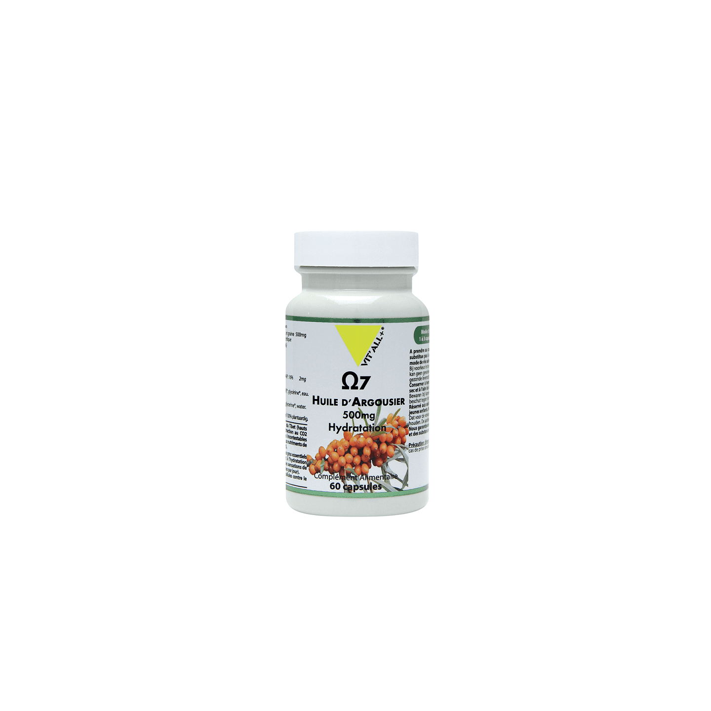 Vitall+ Huile d'Argousier 500mg - 60 capsules
