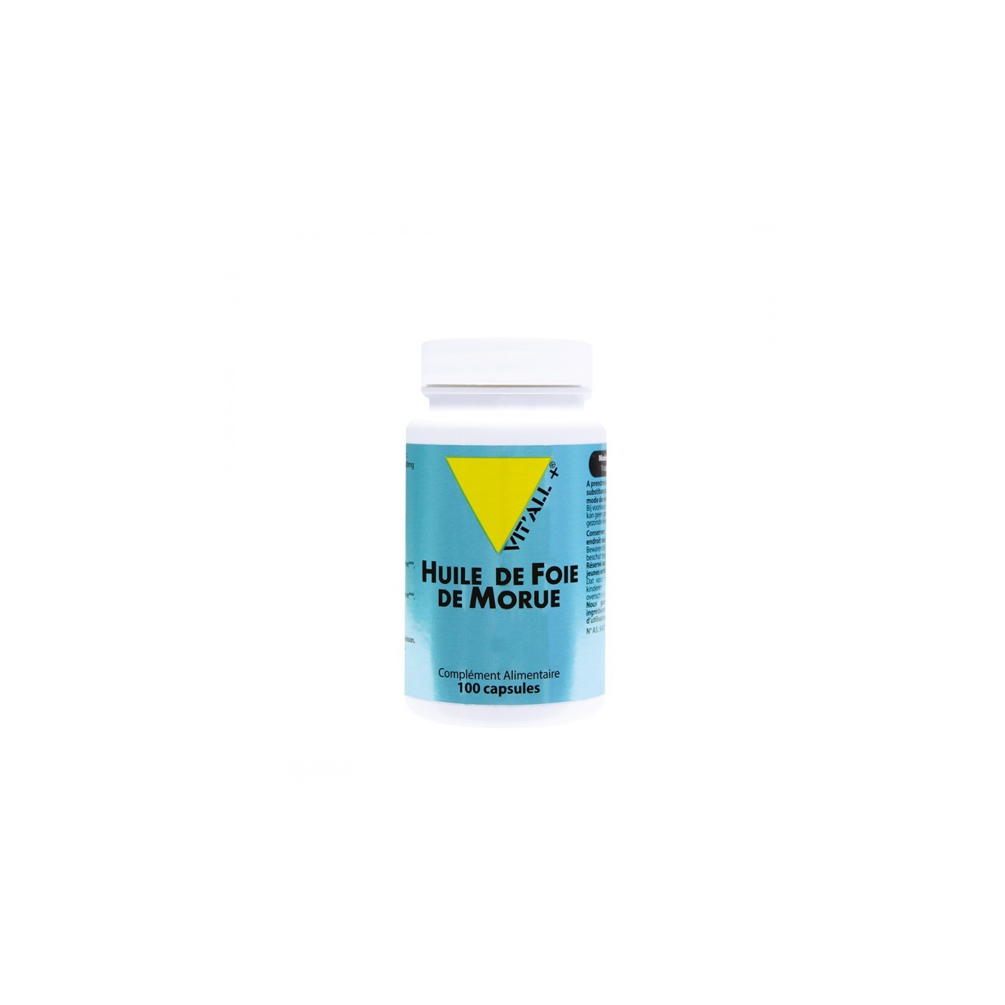 Vitall+ Huile de foie de morue - 100 capsules