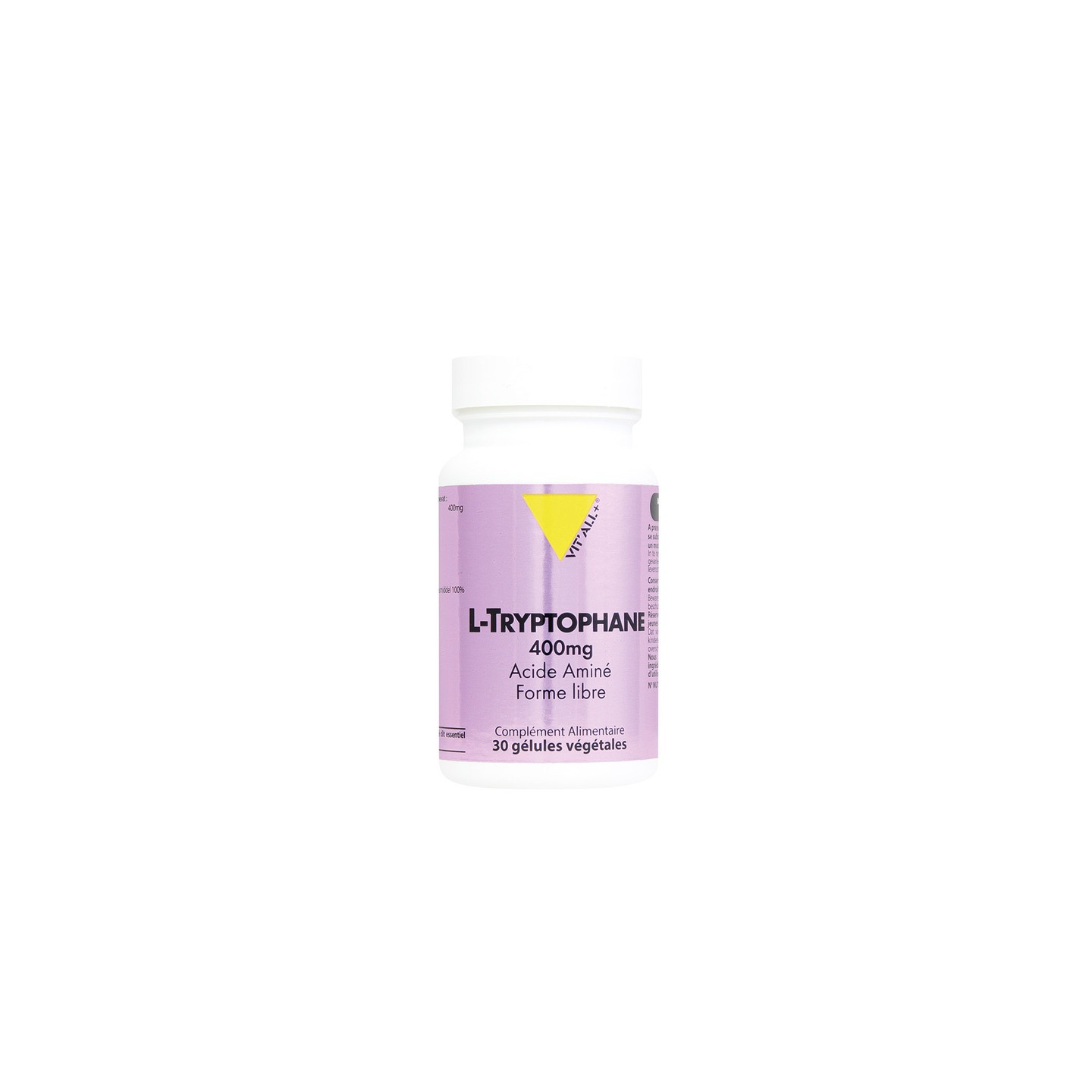 Vitall+ L-Tryptophane 400mg - 30 gélules végétales