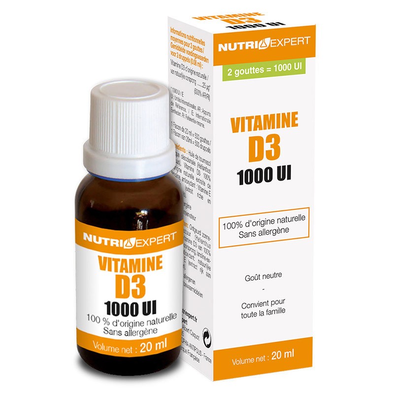 VITAMINE D3 NATURELLE 1000 UI - VIP