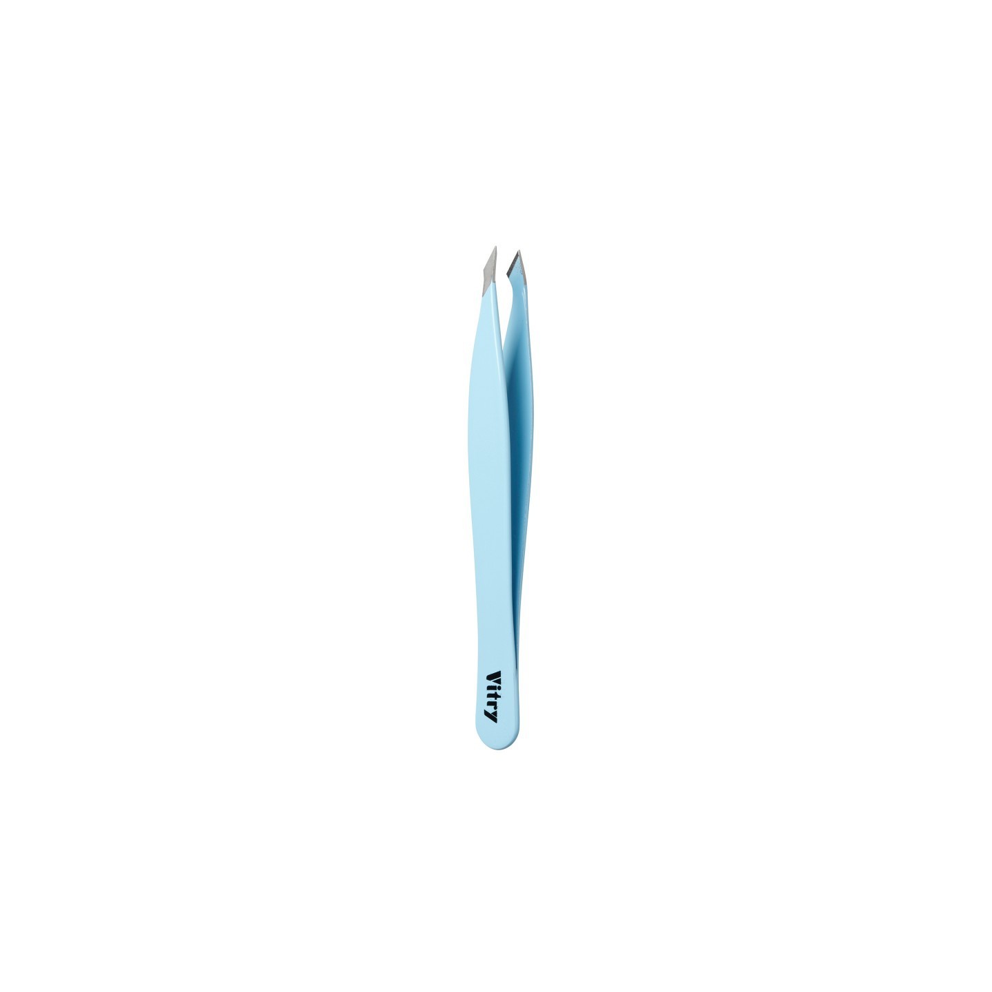Vitry pince à épiler yatagan inox turquoise