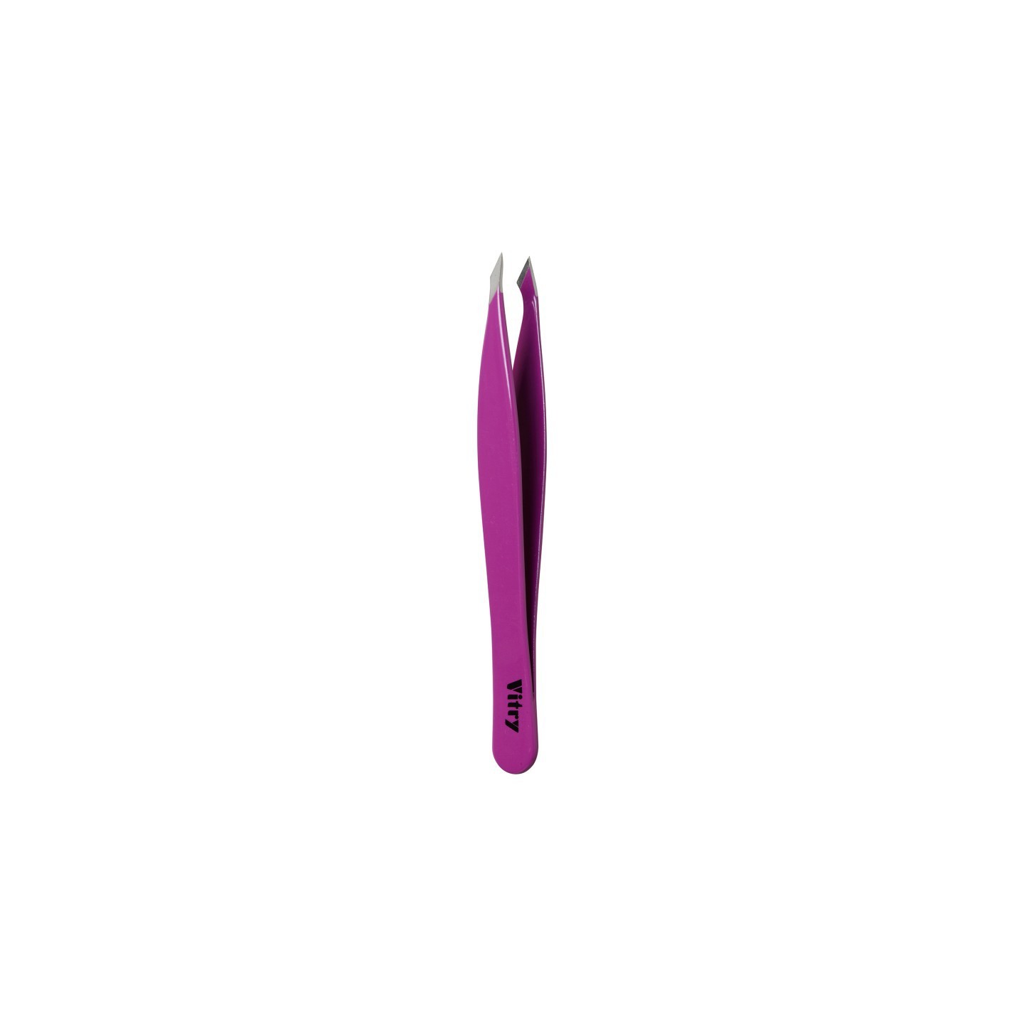 Vitry pince à épiler yatagan inox violet