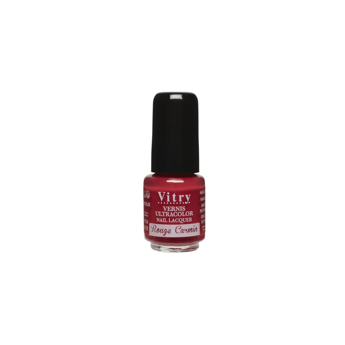 Vitry Ultracolor Vernis à ongles Rouge Carmin - 4ml