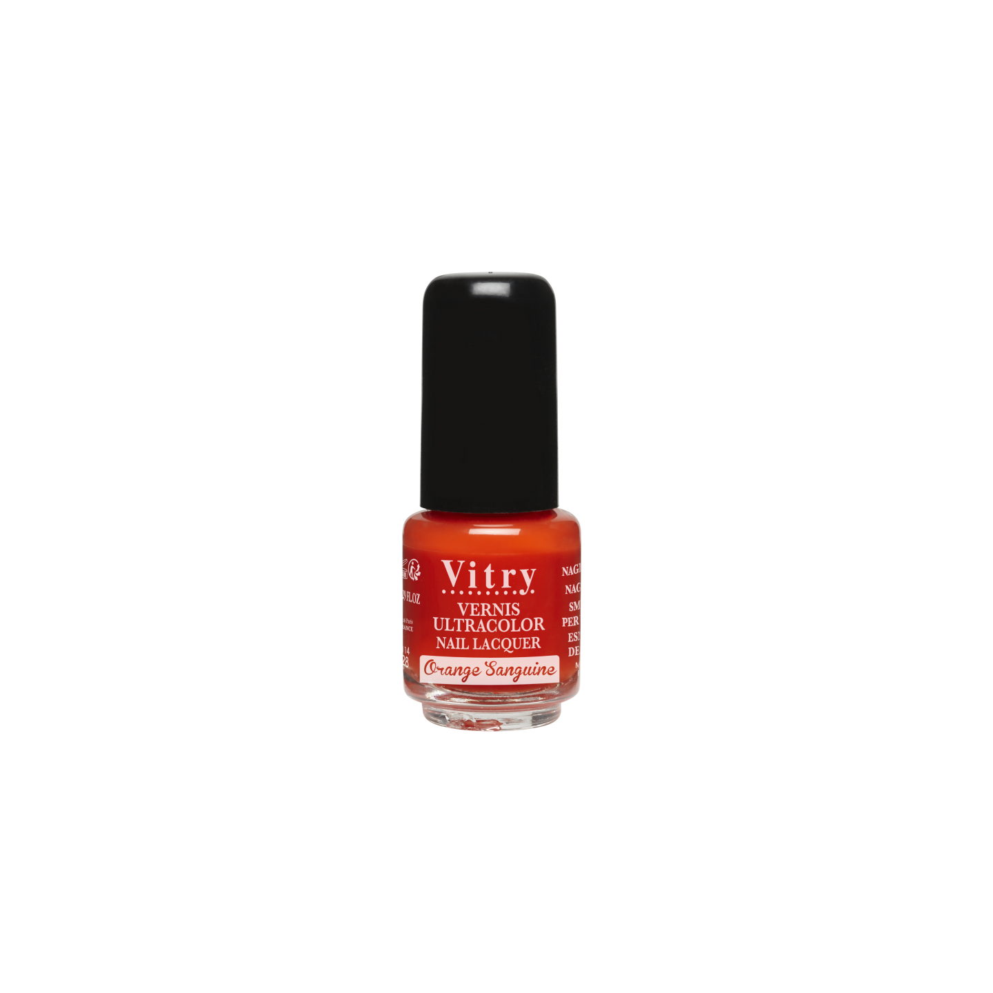 Vitry vernis à ongles orange sanguine 4 ml