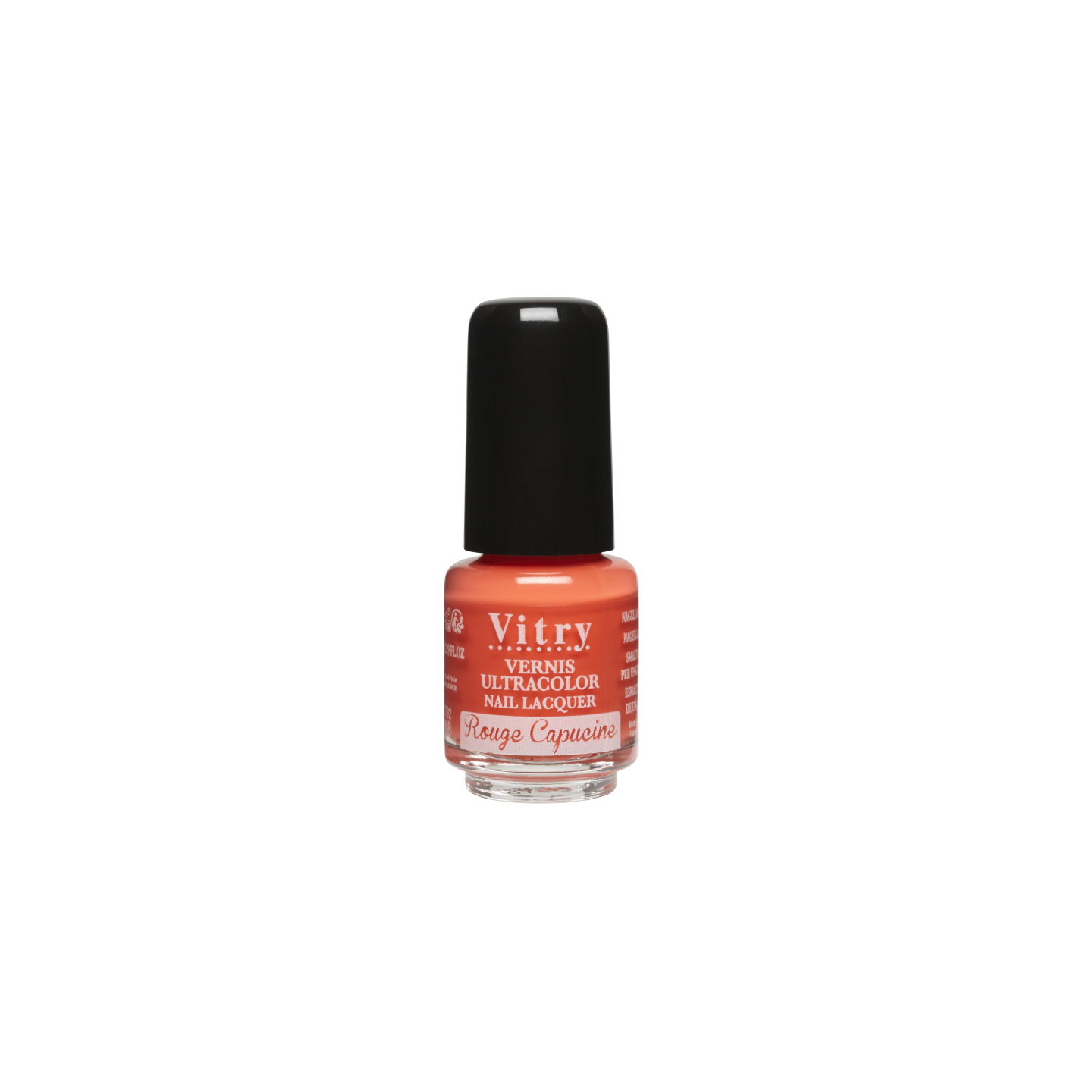 Vitry vernis à ongles rouge capucine 4 ml