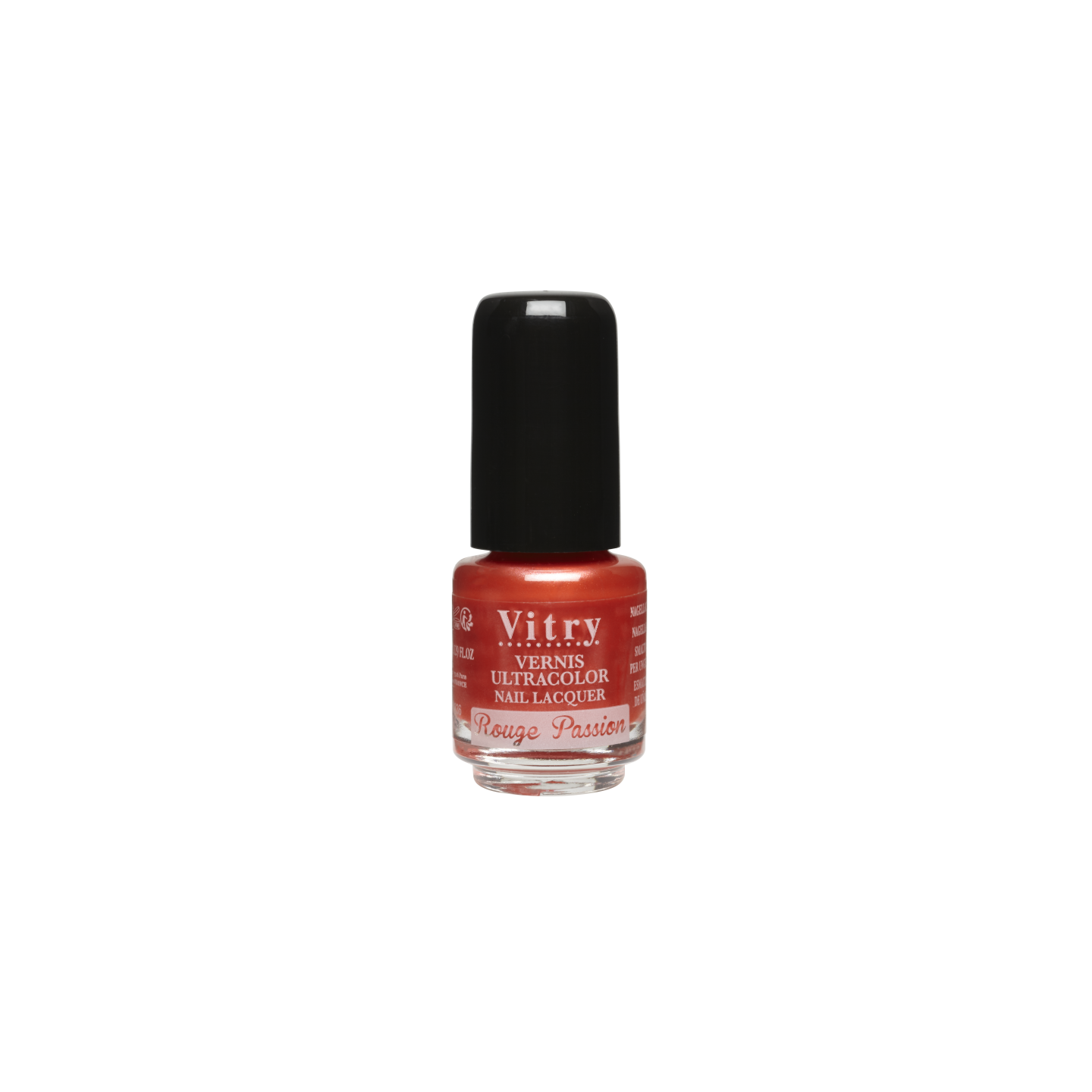 Vitry vernis à ongles rouge passion 4 ml
