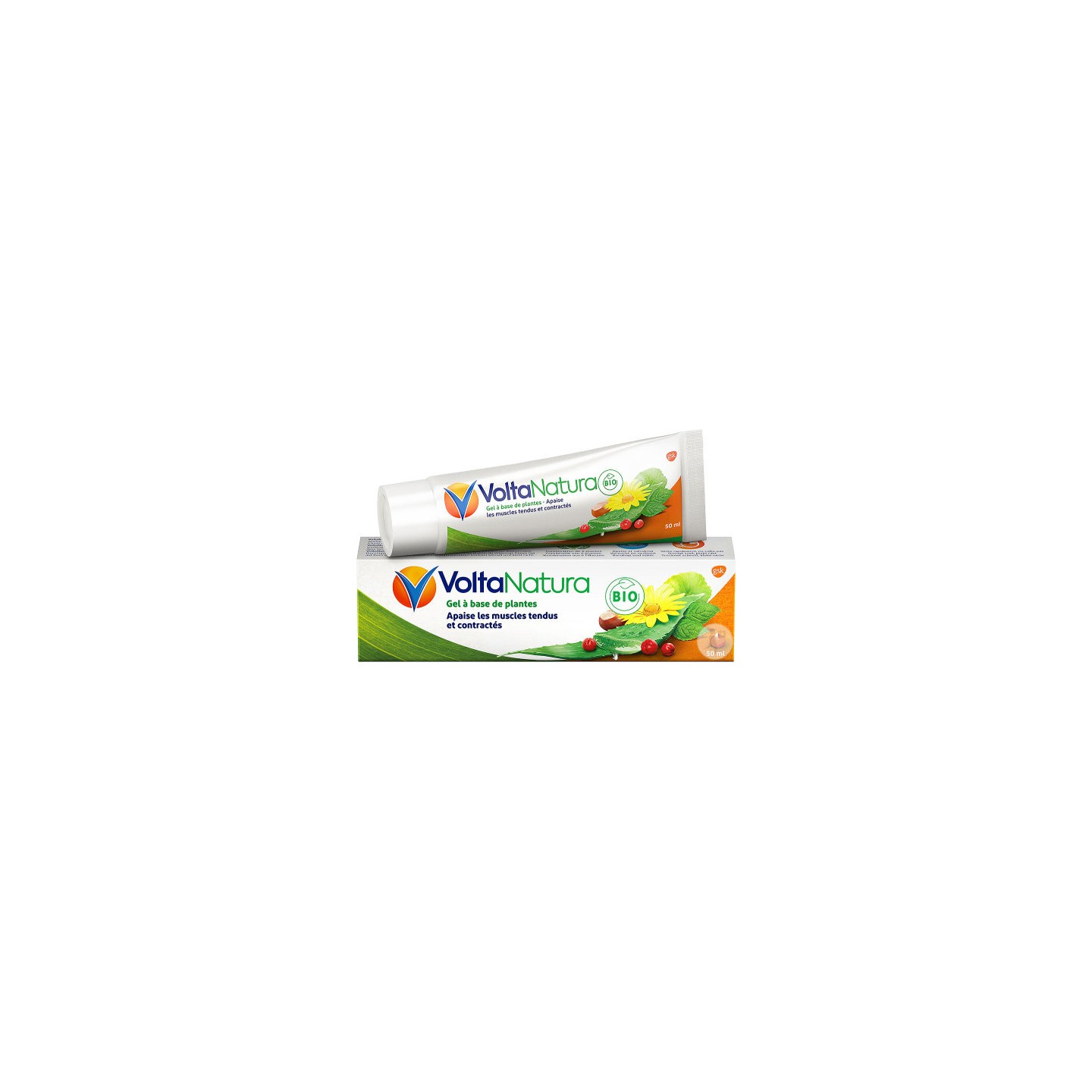 VoltaNatura Gel de massage à base de plantes Bio - 50ml