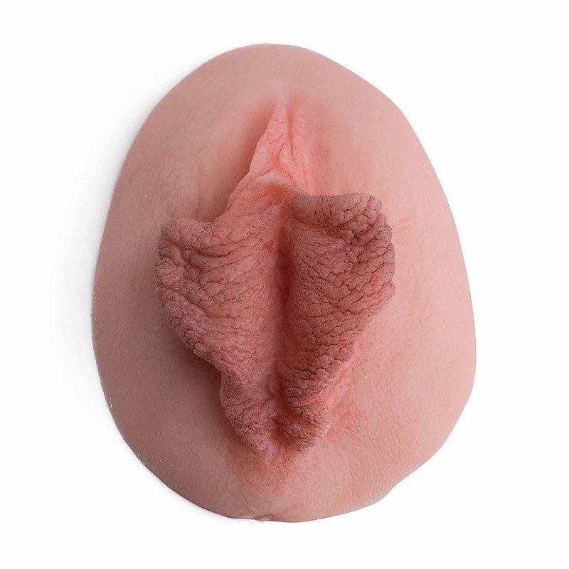 Vulve Papillon en silicone clair