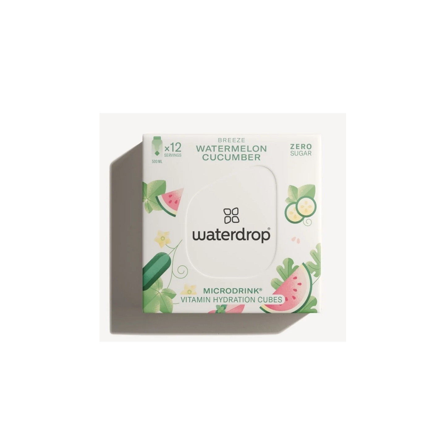 Waterdrop Microdrink BREEZE - Saveur Pastèque/Concombre - 12 cubes à dissoudre