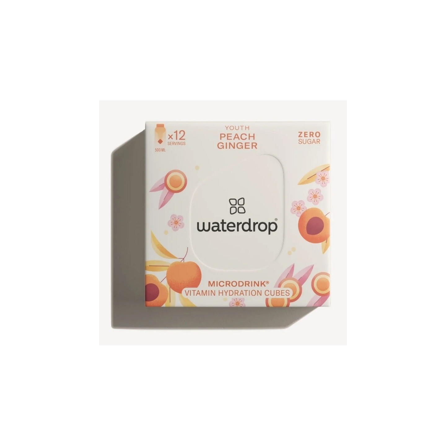 Waterdrop Microdrink YOUTH - Saveur Pêche/Gingembre - 12 cubes à dissoudre