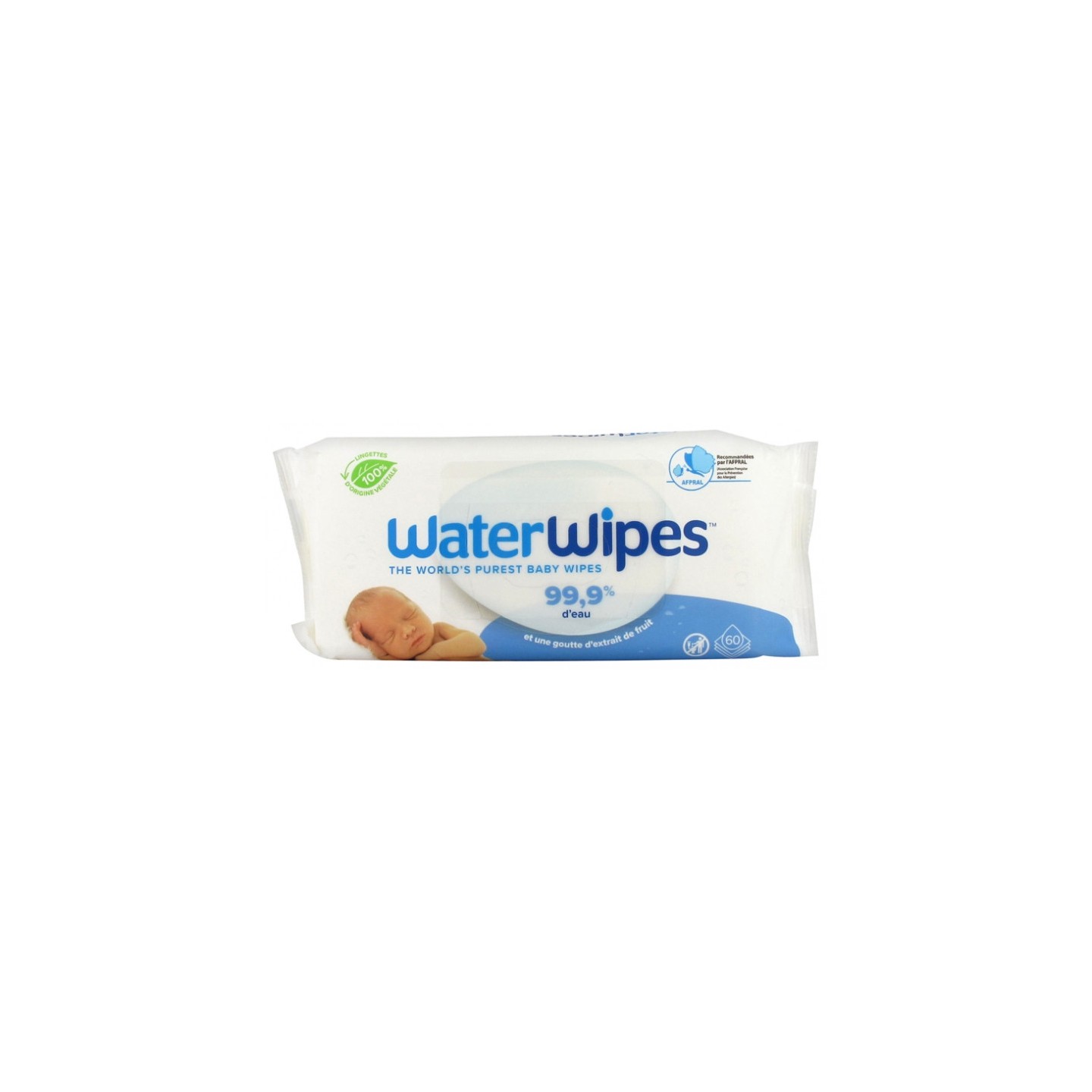 WaterWipes Lingettes - 60 lingettes