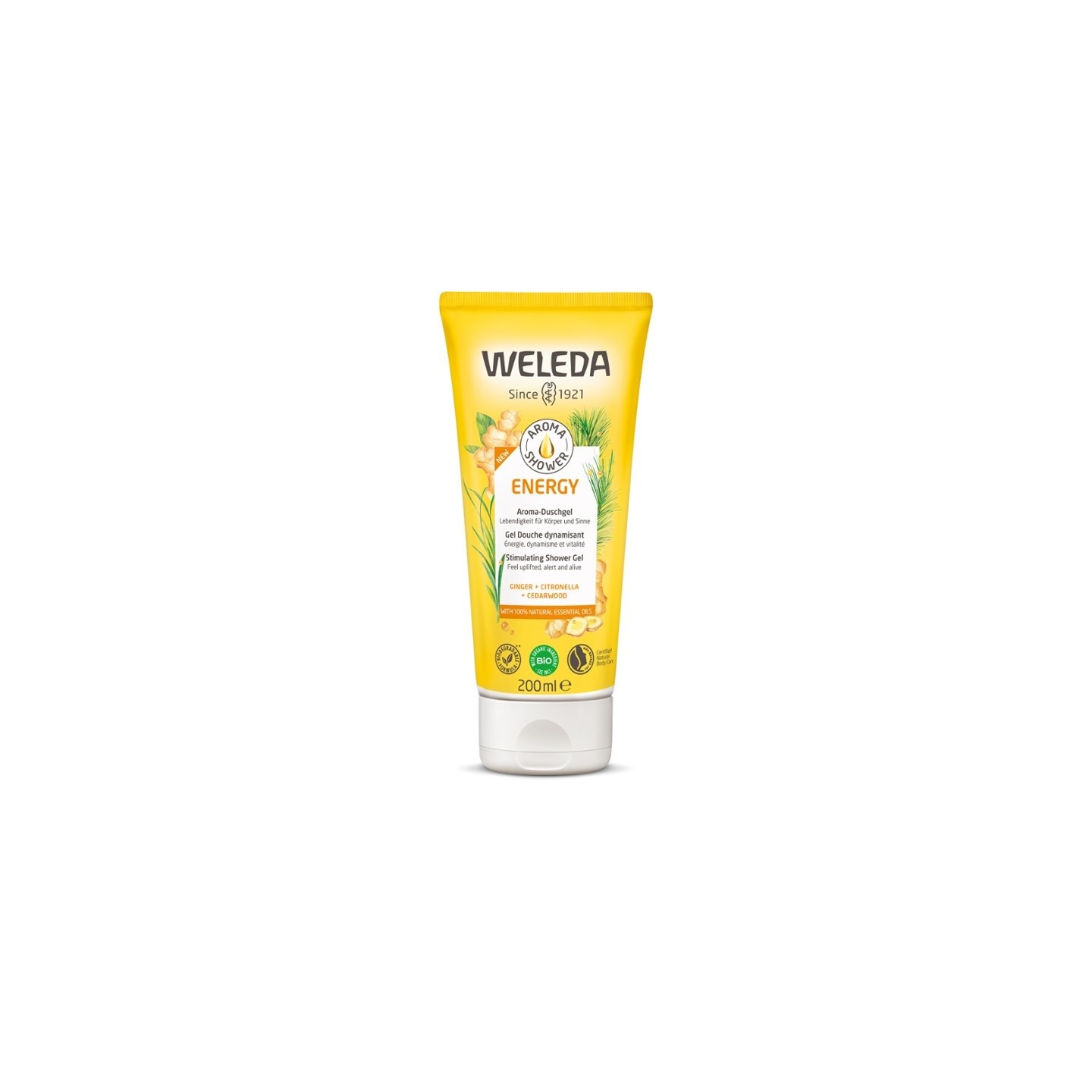 Weleda Aroma Shower Energy Gel douche dynamisant Bio - 200ml