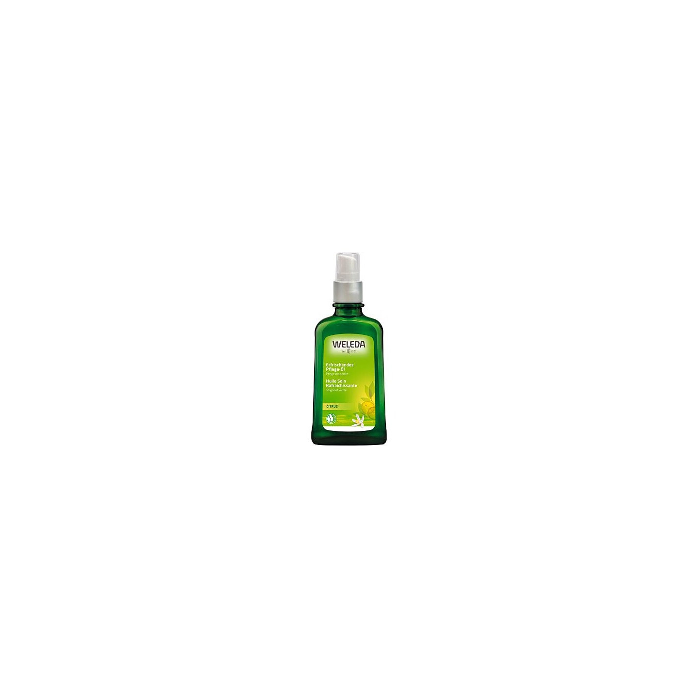 Weleda citrus huile vivifiante avec pompe 100ml