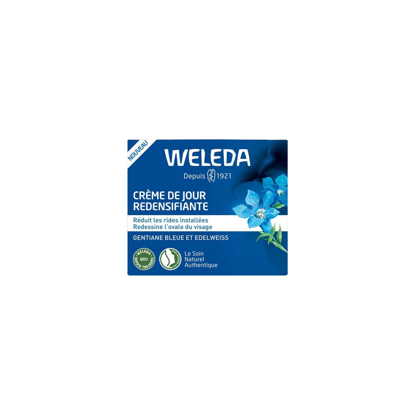 Weleda Crème de jour redensifiante Gentiane Bleue et Edelweiss Bio - 40ml