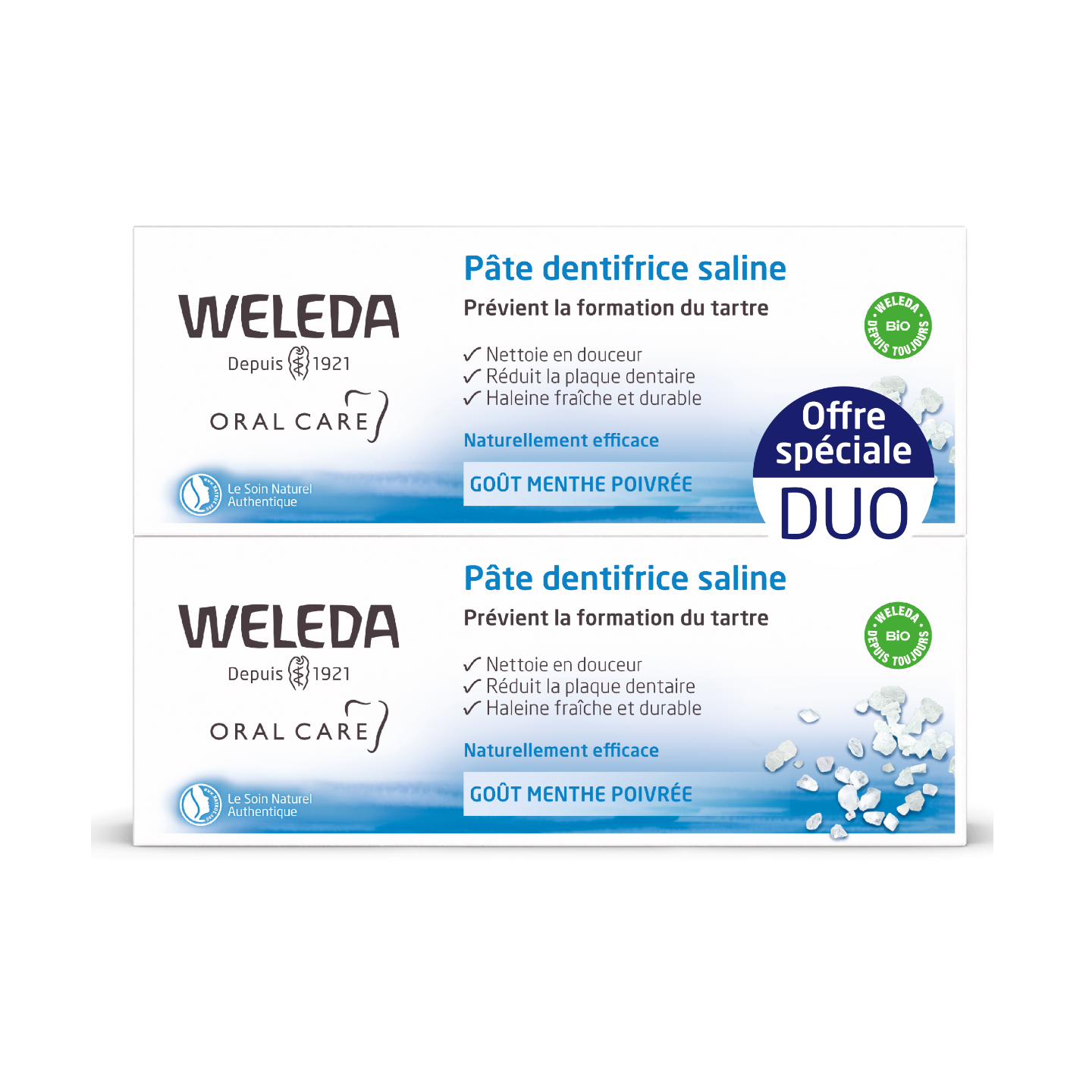 Weleda dentifrice saline 75 ml duo