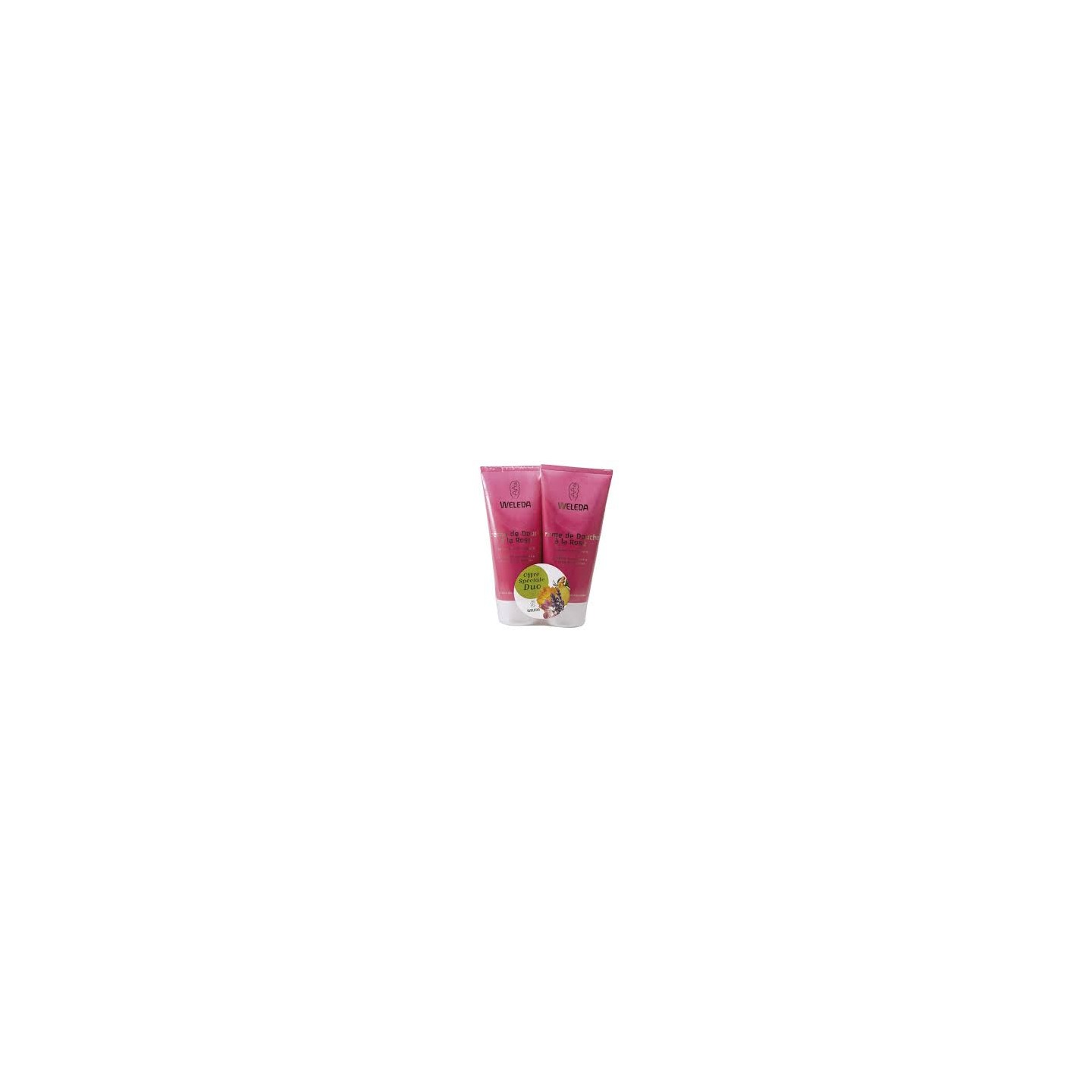 Weleda douche crème à la rose 200 ml duo