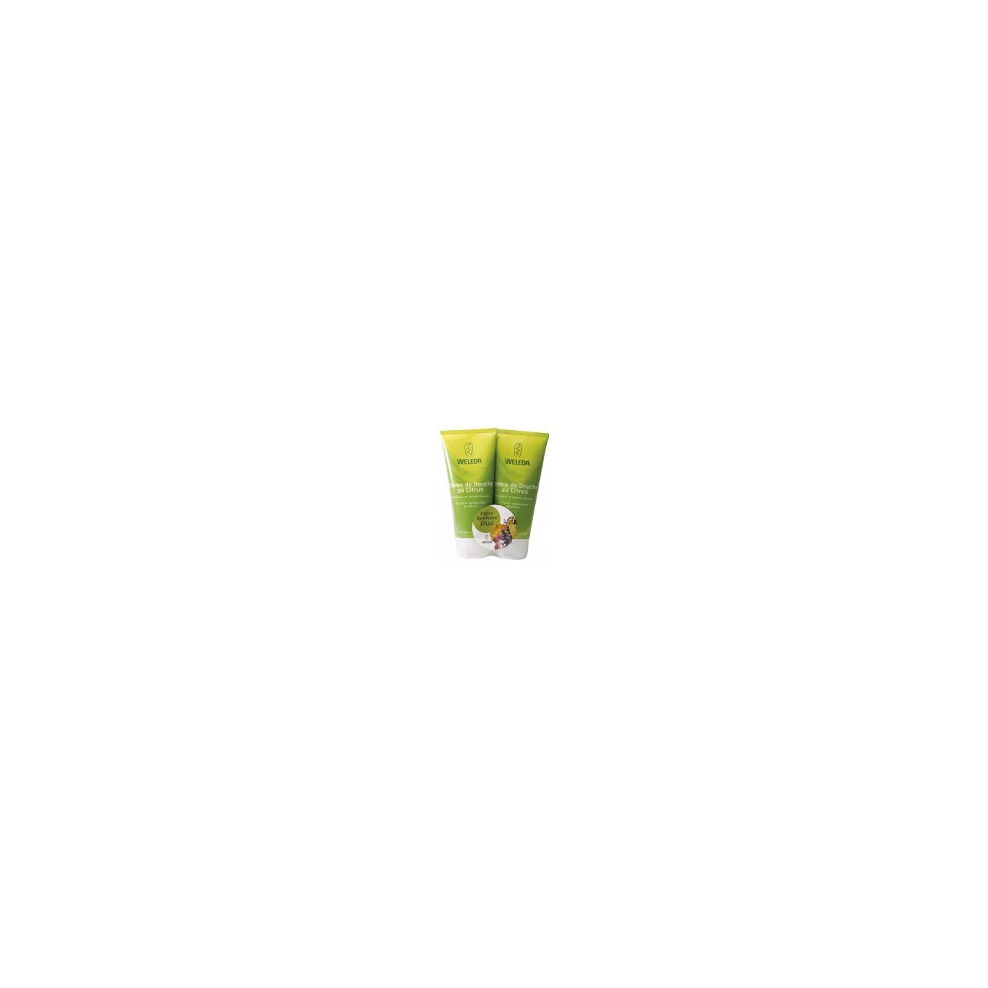 Weleda douche crème au citrus 200 ml duo