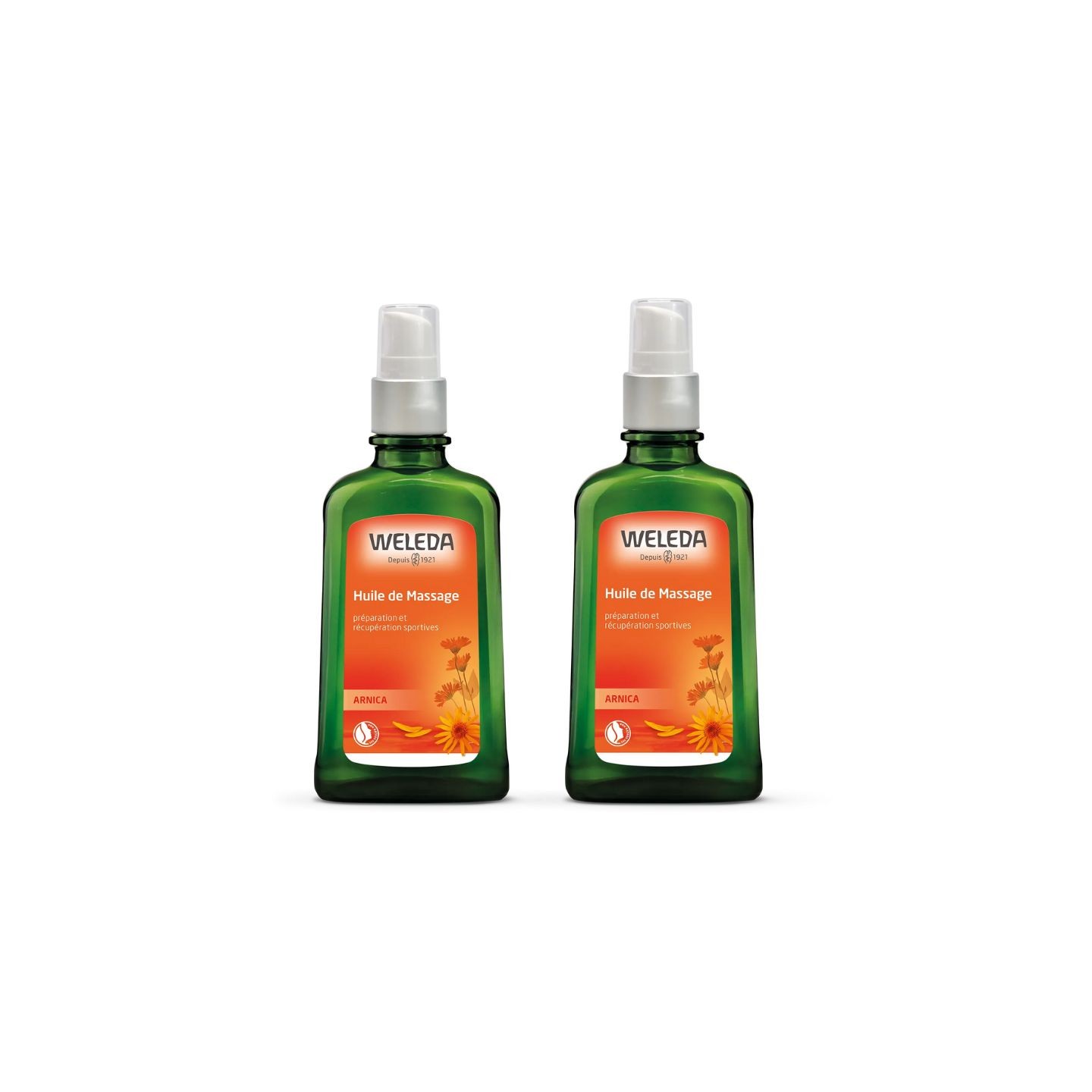 Weleda Huile de massage à l'arnica Bio - 2 x 200ml