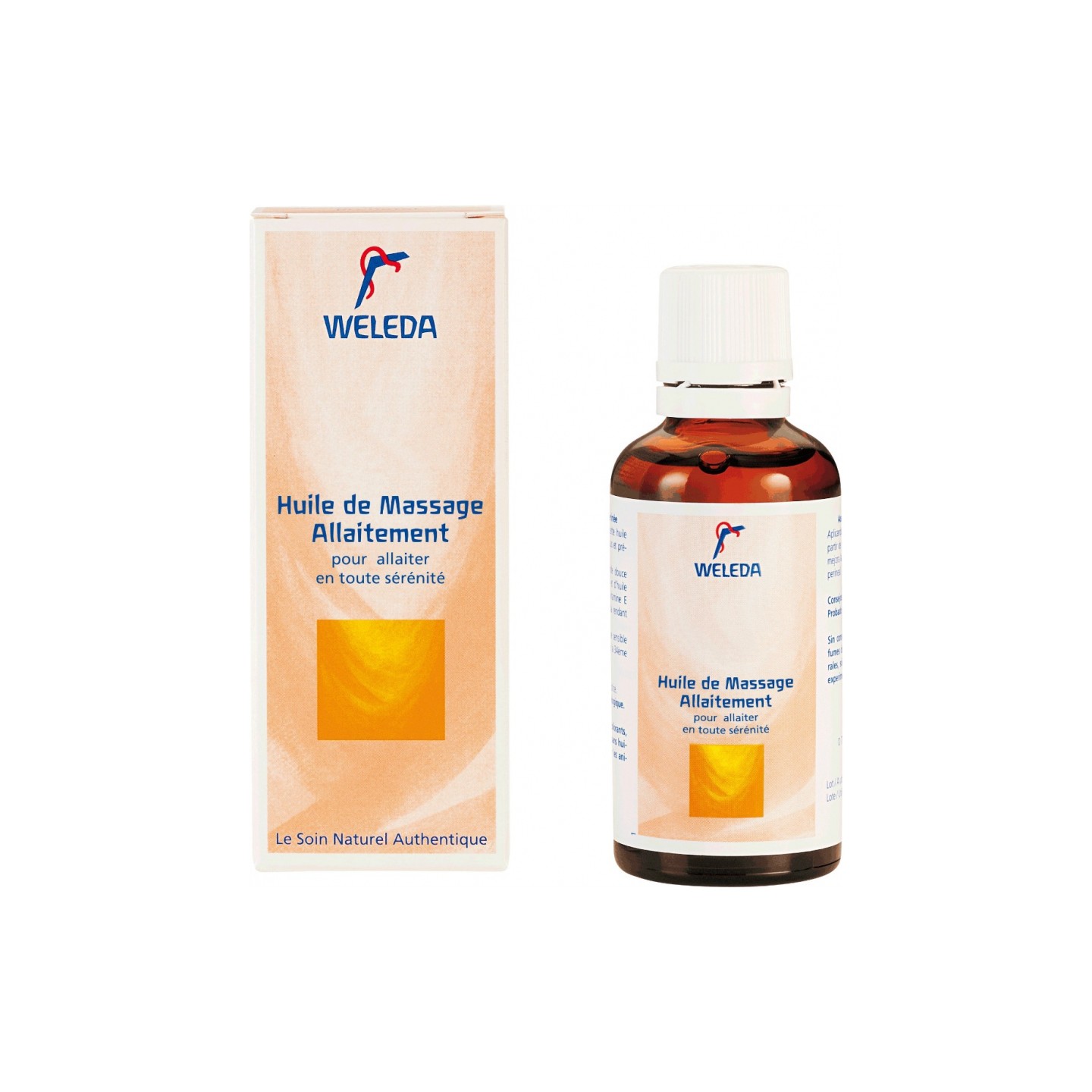 Weleda huile de massage allaitement 50 ml