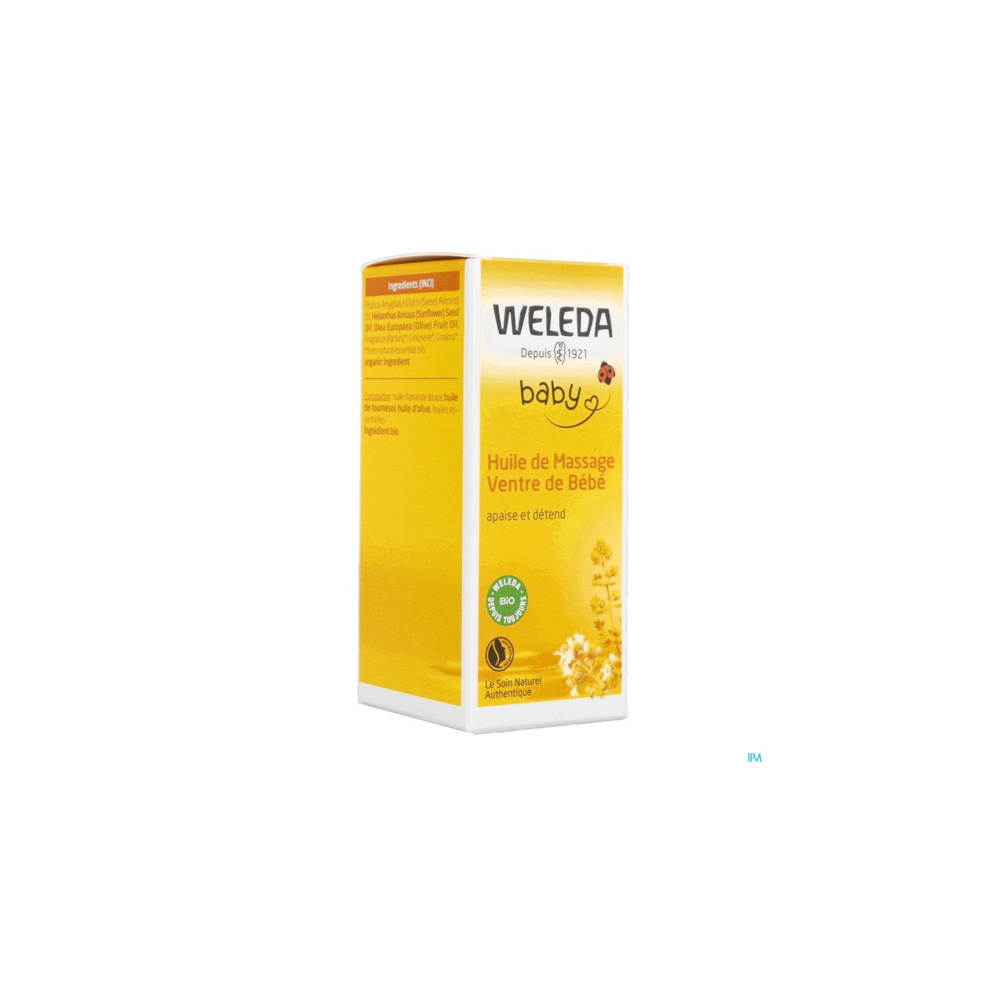 Weleda huile de massage ventre de bebe 50 ml