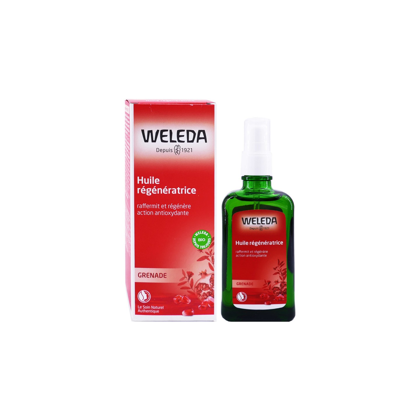 Weleda Huile régénératrice à la grenade Bio - 100 ml