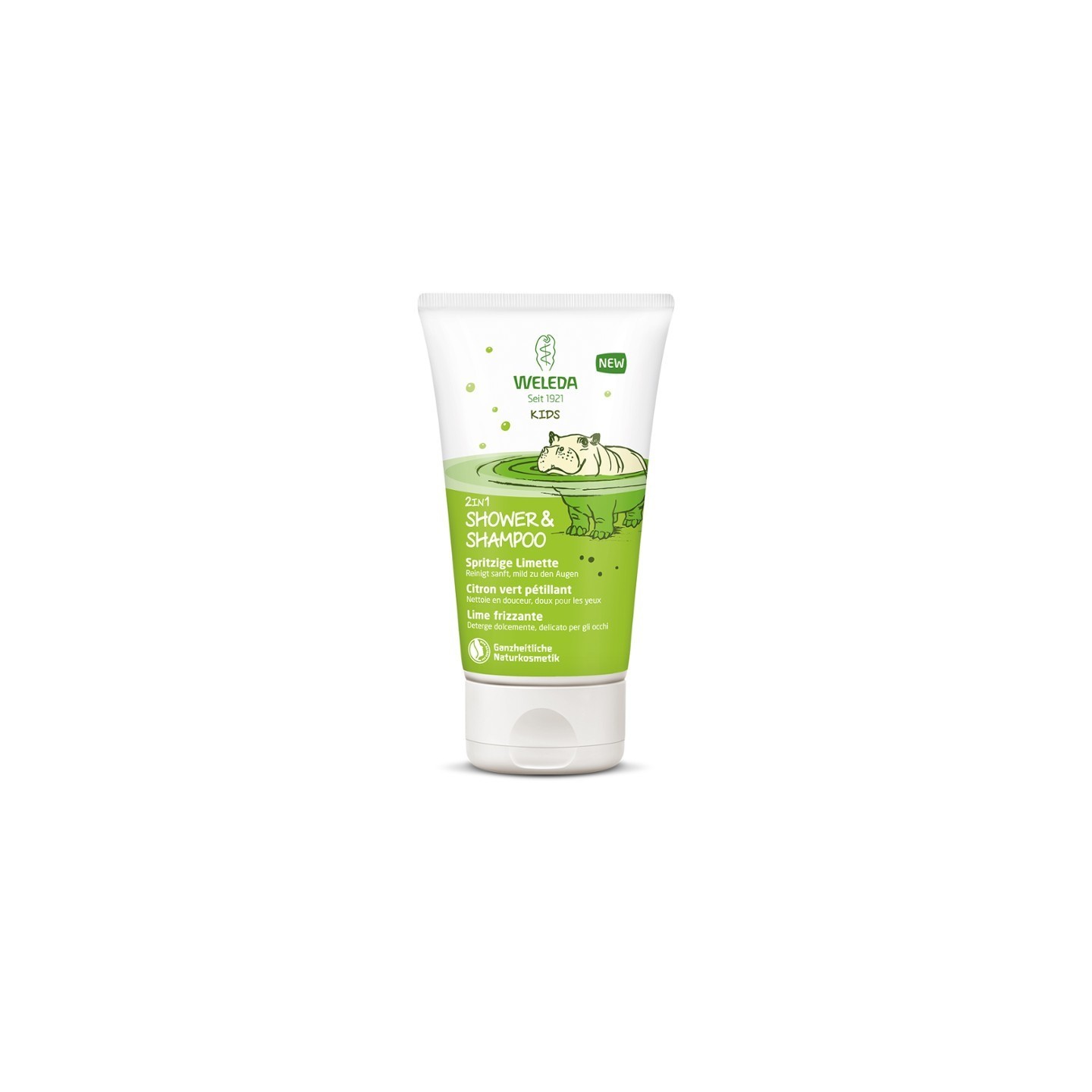 Weleda kids 2 en 1 shampooing et gel douche 150ml