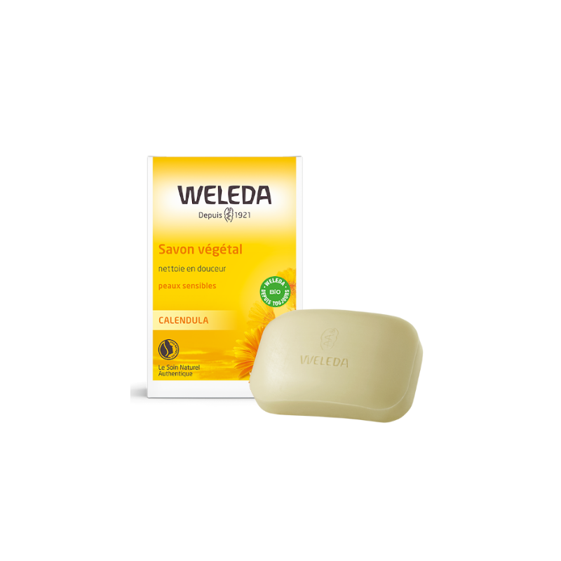Pharmacie Bastille - Weleda savon végétal calendula bio 100g