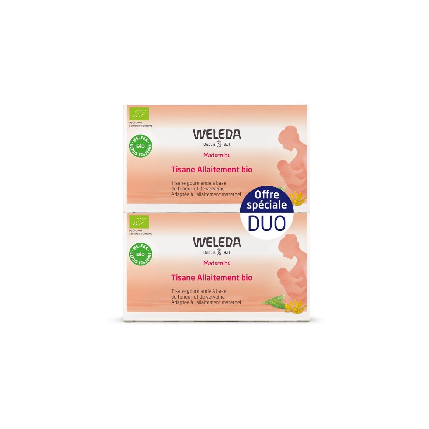 Weleda Tisane allaitement verveine Bio - 2 x 20 sachets