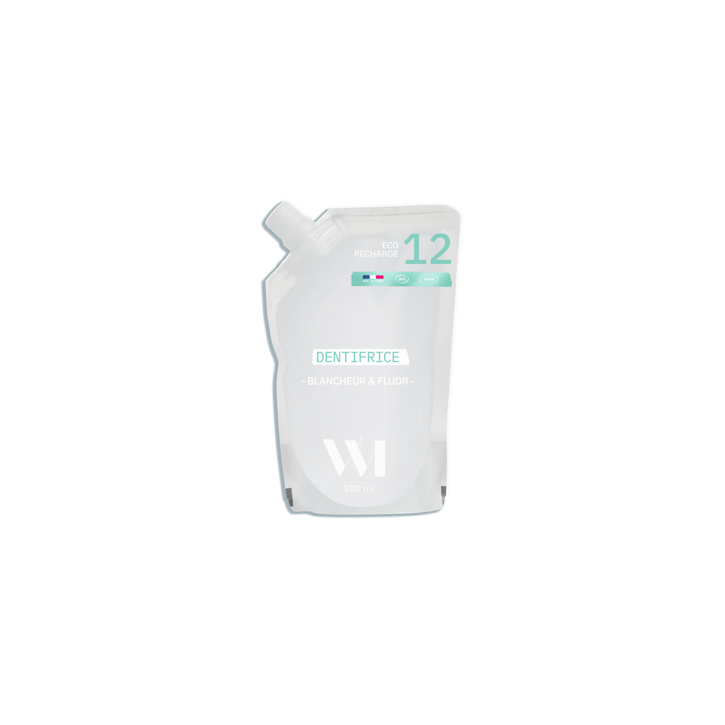 WhatMatters Dentifrice blancheur menthe glaciale - Recharge 180ml
