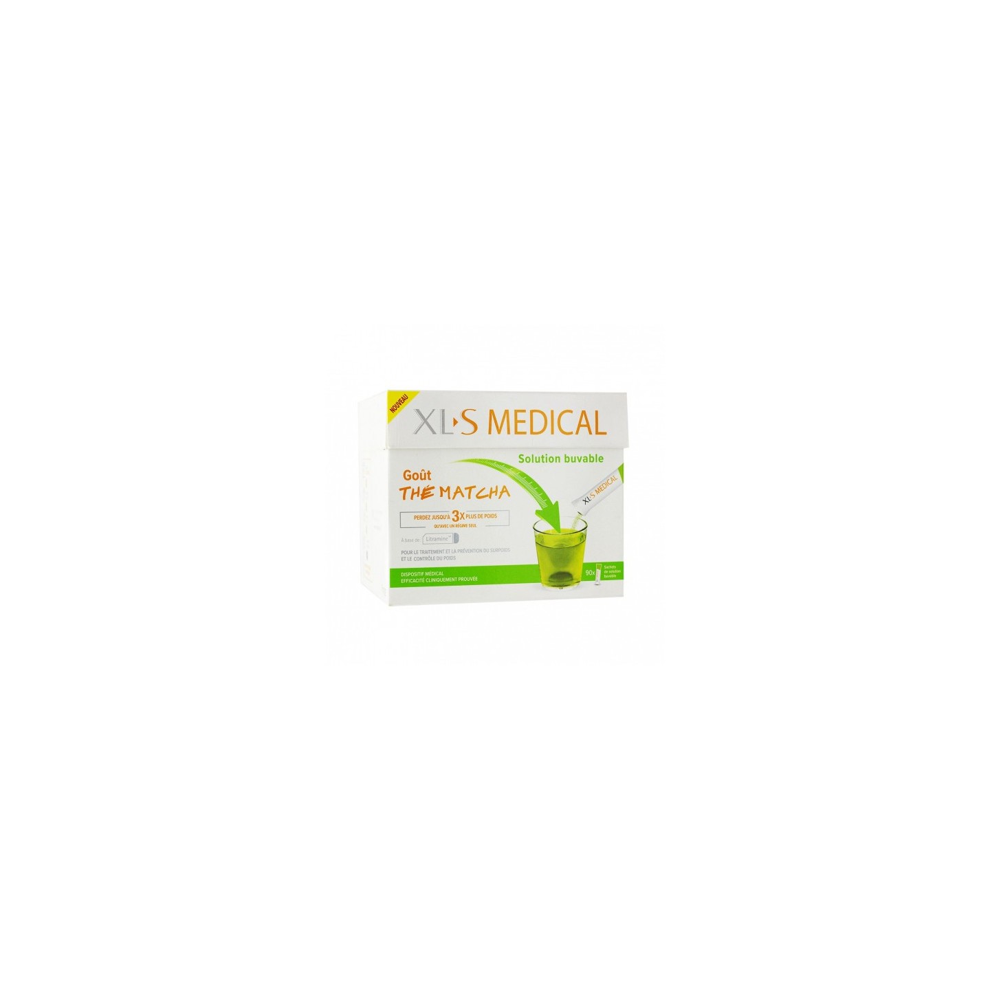 Xls médical solution buvable thé matcha 90 sachets
