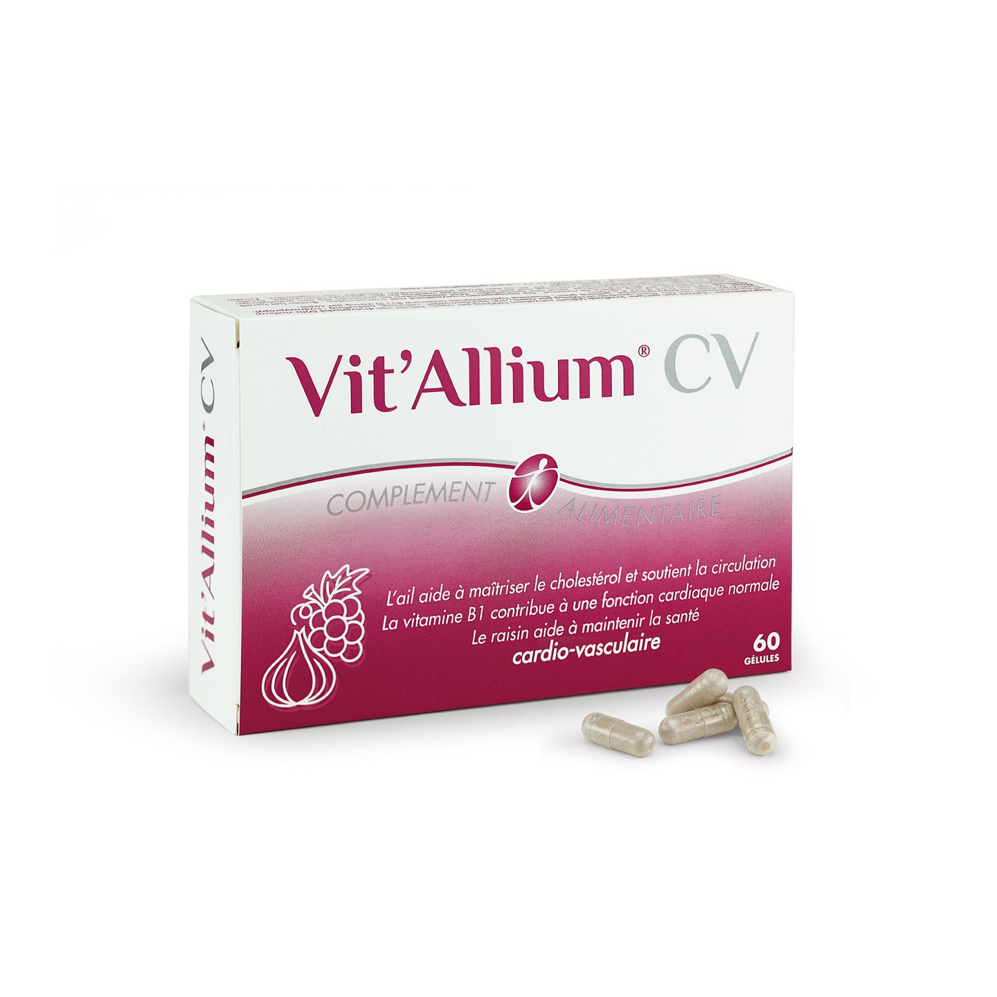 Yalacta Vit'Allium CV - 60 gélules