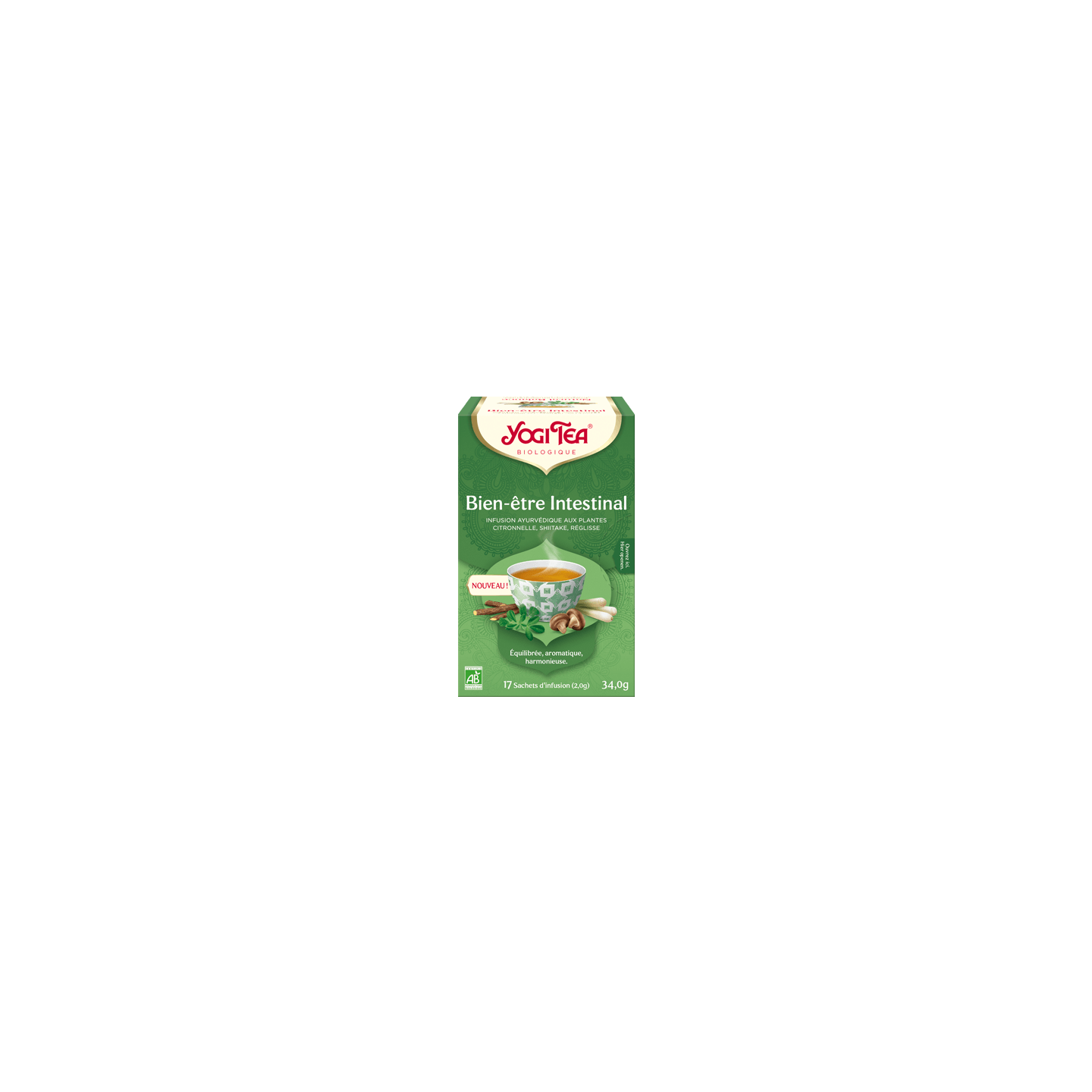 Yogi Tea Infusion Bio Bien-être Intestinal - 17 sachets