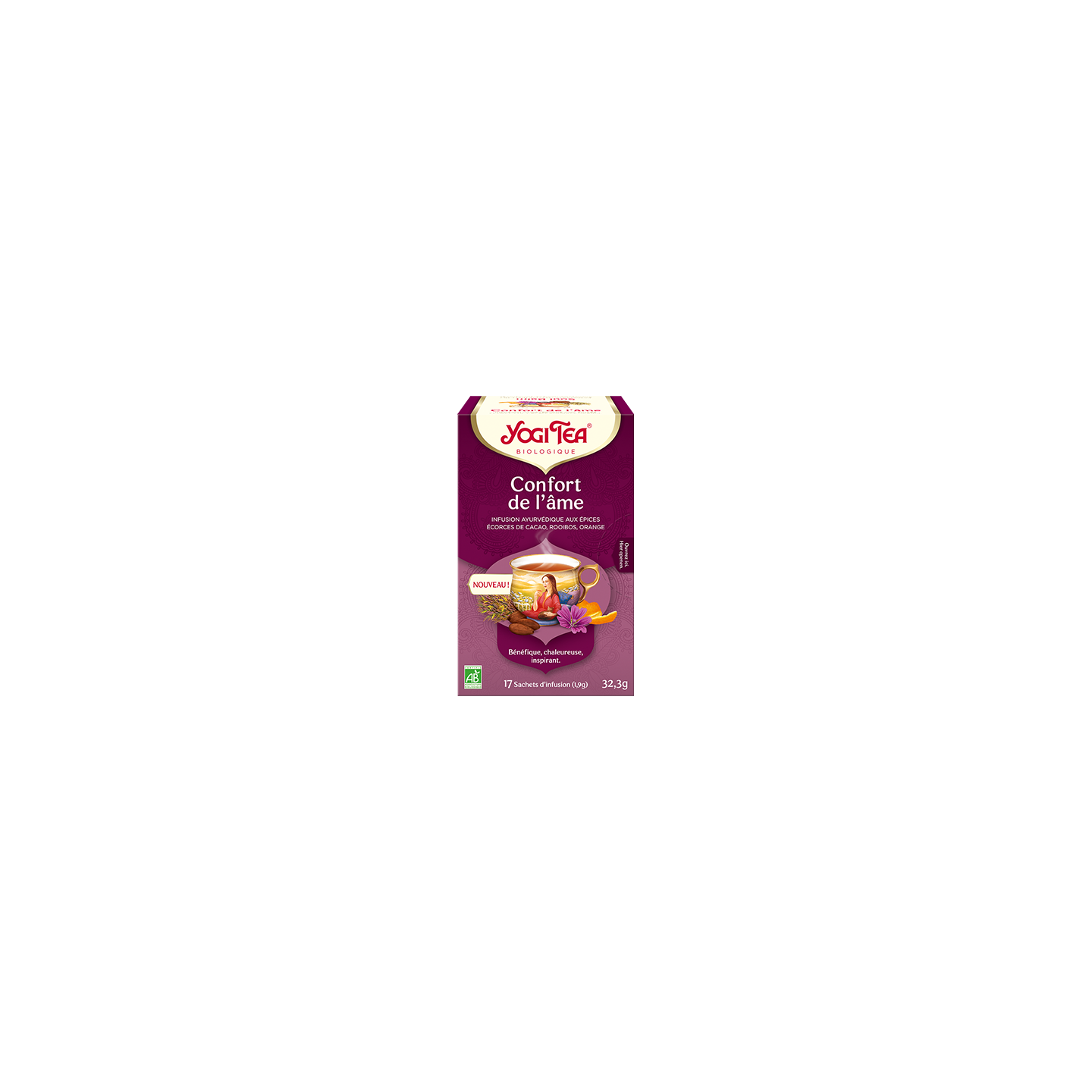 Yogi Tea Infusion Bio Confort de l’âme - 17 sachets