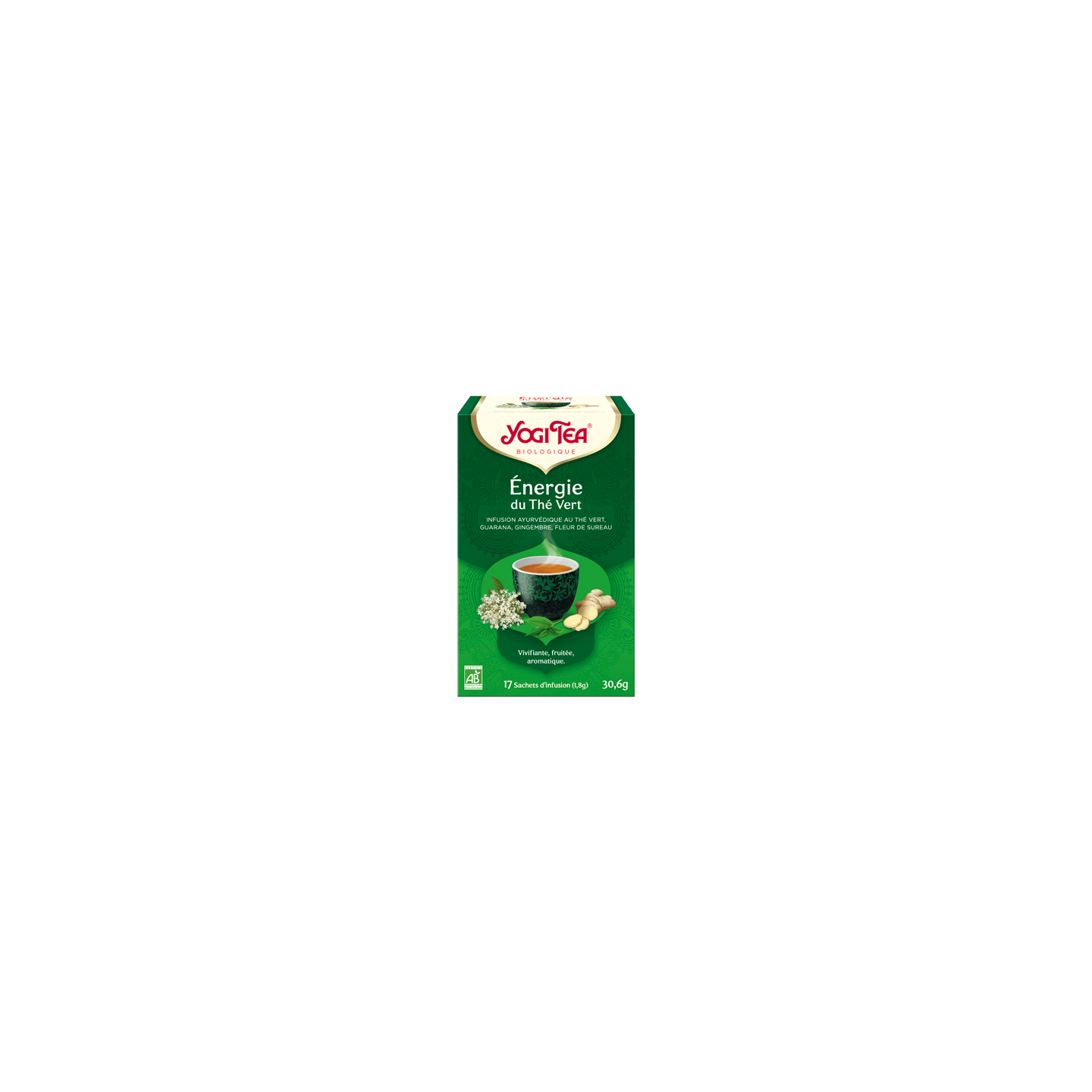 Yogi Tea Infusion Bio Énergie du Thé Vert - 17 sachets