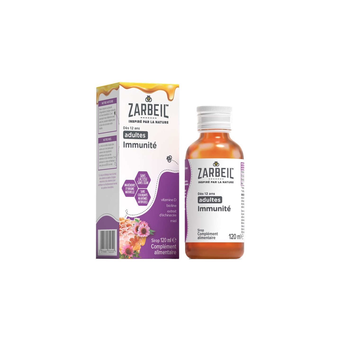 Zarbeil Sirop Immunité adultes - 120ml