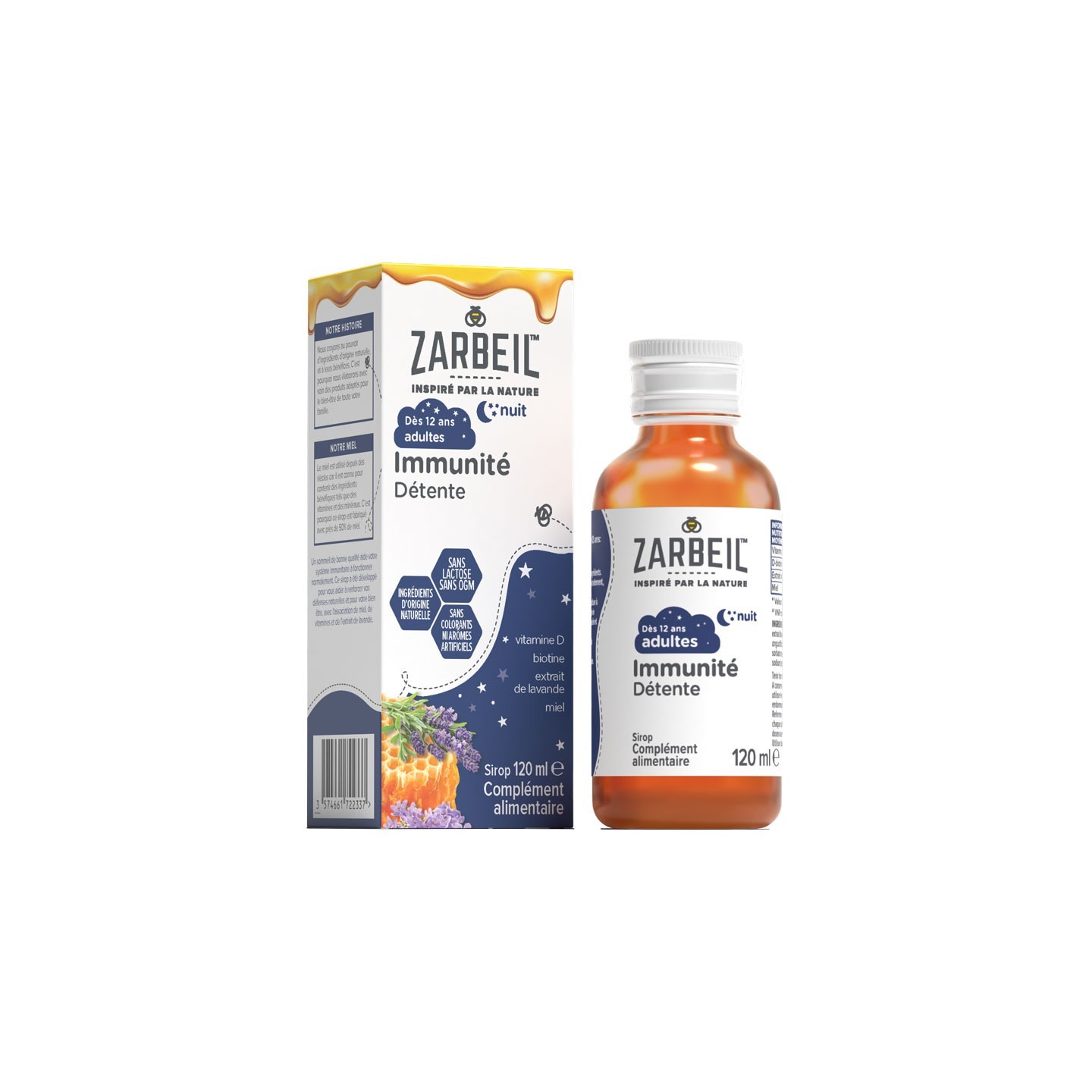 Zarbeil Sirop Immunité Nuit adultes - 120ml